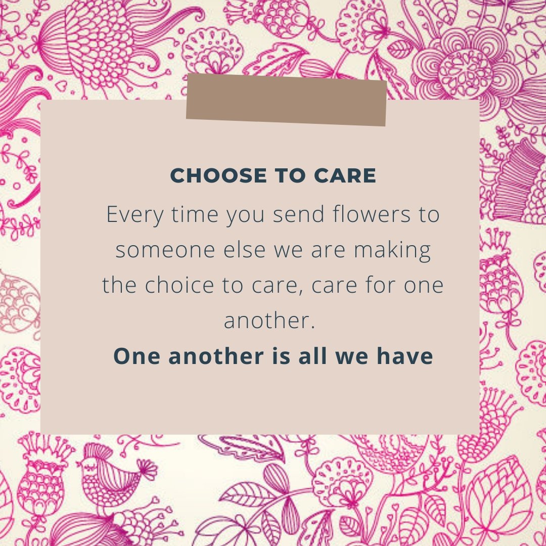 I choose to Care, what's your choice?