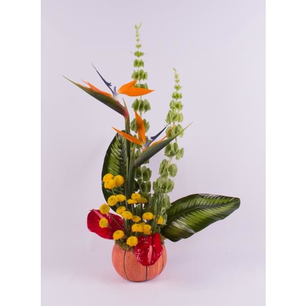 Alley-oop - A Basketball theme floral arrangement
