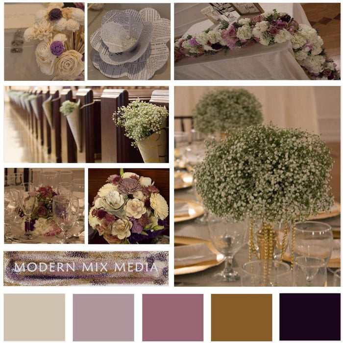 Modern Mix Media Wedding Floral Package - flowersbypouparina.com