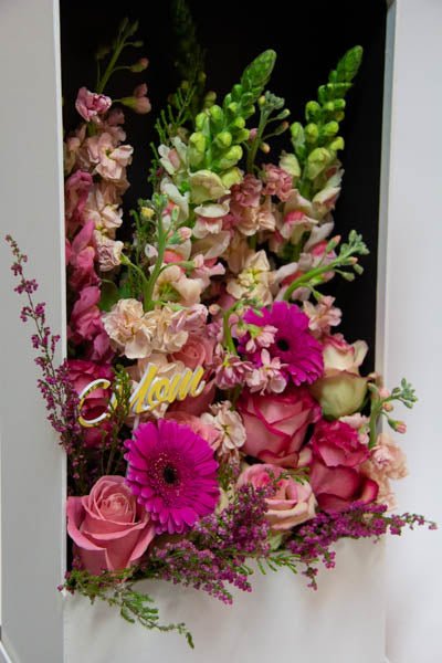 Straigh up Mix Flowers Box - Mothers day Flowers 