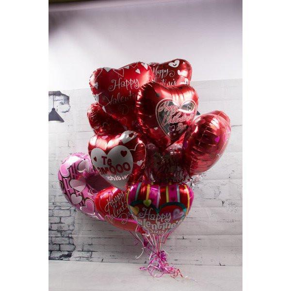 Happy Valentine's Day Balloon Bouquet - flowersbypouparina.com