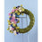 Wreath with Salal Leaves and Pastel Color Flowers Standing Spray - Flowers by Pouparina