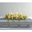 Yellow Flowers, Candles and Rosary Sympathy Casket Spray - Flowers by Pouparina