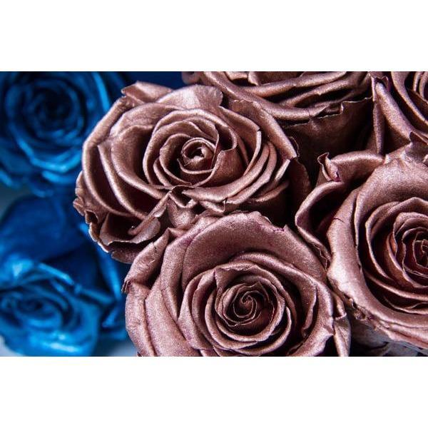 Preserved Roses - Peach and Copper Roses - flowersbypouparina.com