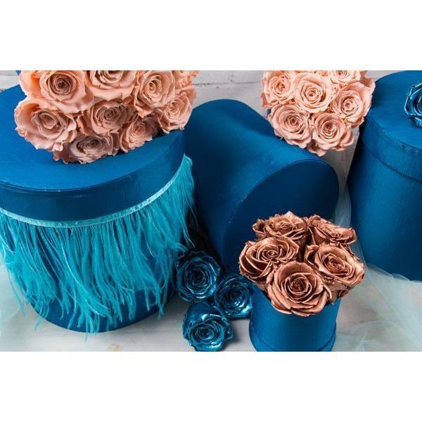 Preserved Roses - Peach and Copper Roses - flowersbypouparina.com