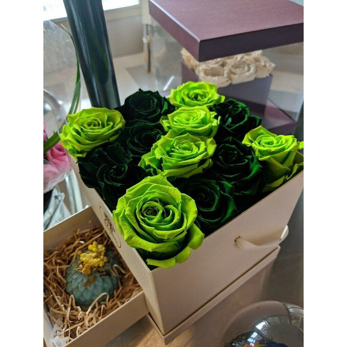 Preserved Roses in Signature Box with Drawer - flowersbypouparina.com