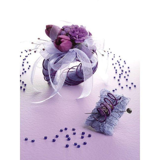Rose Wrist Corsage Purple Bridesmaid Wrist Corsage Bracelet 2 Pack