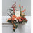 Religious Orange Flowers Sympathy Tribute - Flowers by Pouparina