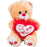 Te amo Teddy Bear - Amber - flowersbypouparina.com