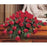 Blooming Red Roses Casket Spray - Flowers by Pouparina